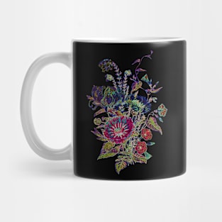 Black Panther Art - Glowing Flowers in the Dark 9 Mug